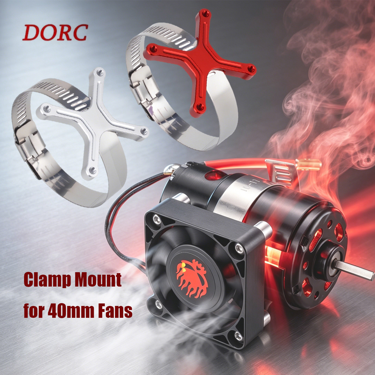 Rc Hobby Racing - Universal Adjustable Fan Mount 30-49mm Wide