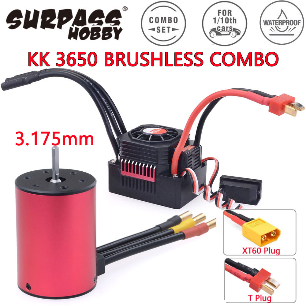 Brushless Motor 3650 - Surpass Hobby KK 3650 Combo Waterproof
