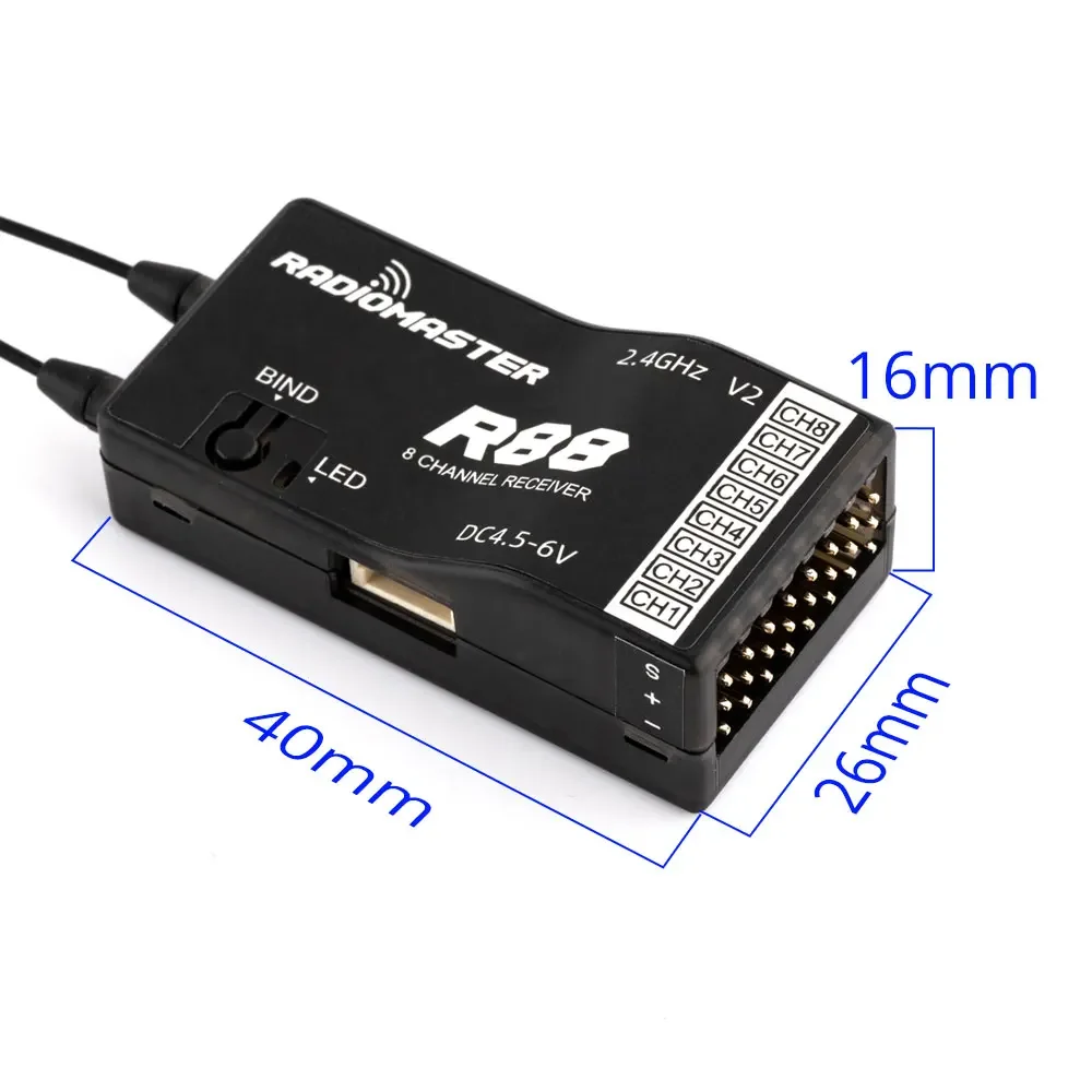 RadioMaster R88 V2.0 8ch SFHSS - Receiver Sbus 8Ch review and price