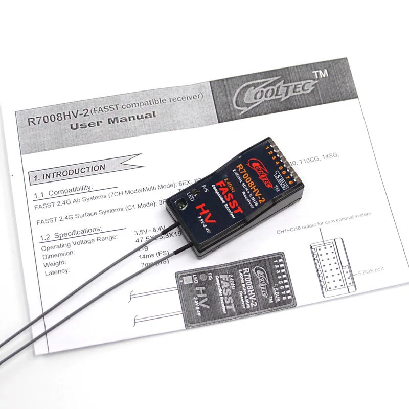 NEW Cooltech R7008HV-2 Futaba  - Receiver Sbus 8Ch review and price