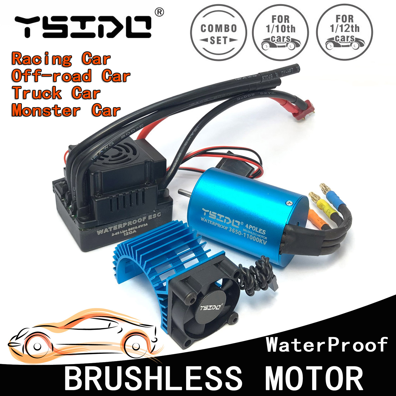 YSIDO 3650 3600KV 5400KV 9500K - Brushless Motor 3650 review and price