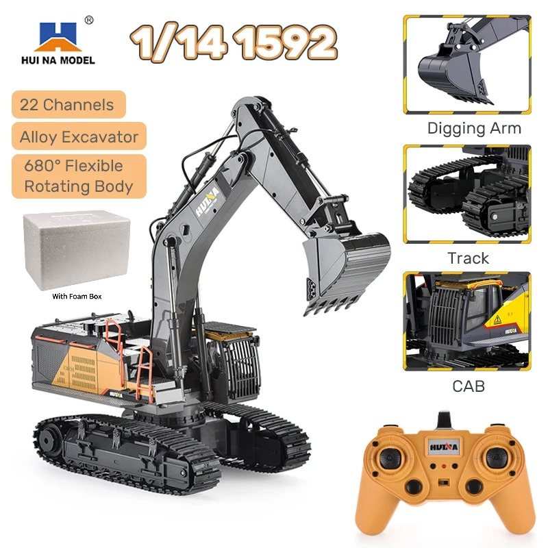 HUINA 1592 1/14 Scale 22 Chann - Rc Hobby Grade Truck review and price