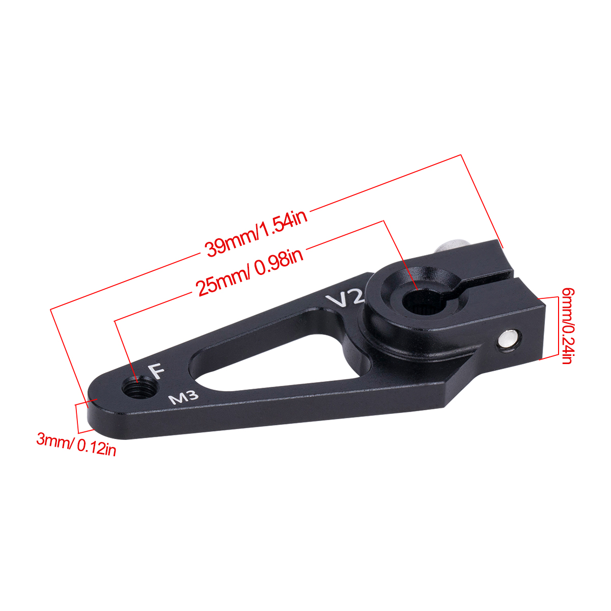 7075 Aluminum 25T Servo Horn M - Rc Hobby Racing review and price