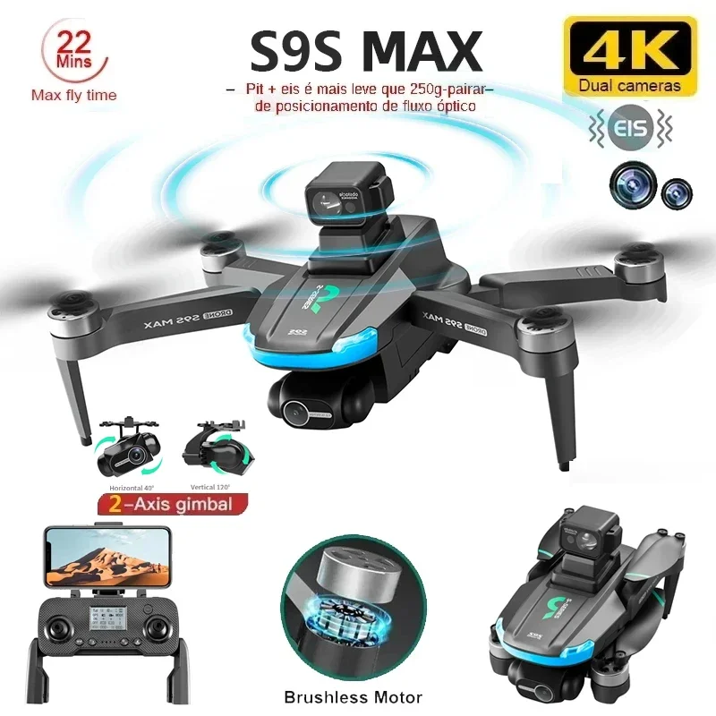 NEW S9S MAX MINI Drone 4K 2-Ax - Top Rc Hobby Mini Xcub review and price