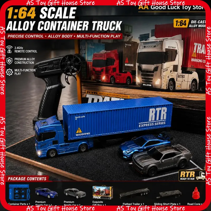 Rtr 1 64 Scale Rc Trailer Truc - Rc Hobby Grade Truck review and price
