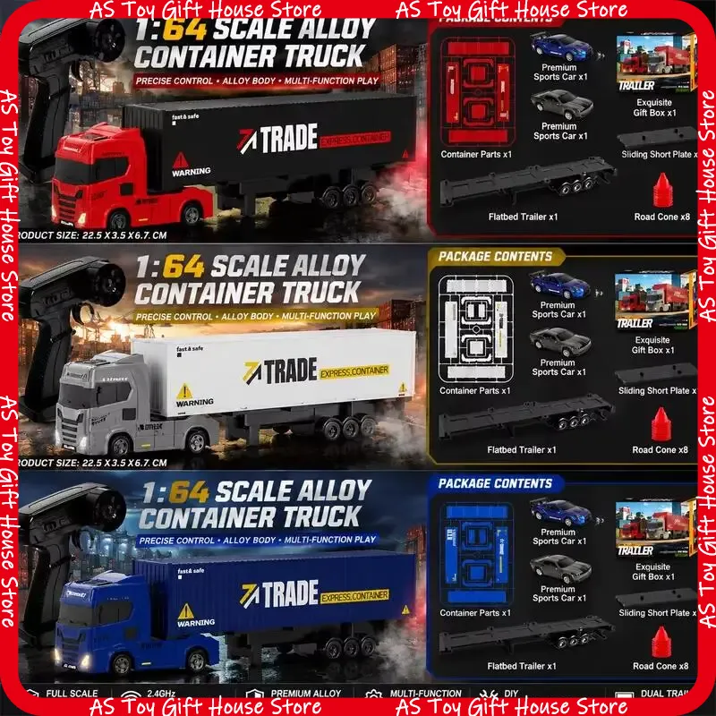 Rtr 1 64 Scale Rc Trailer Truc - Rc Hobby Grade Truck review and price