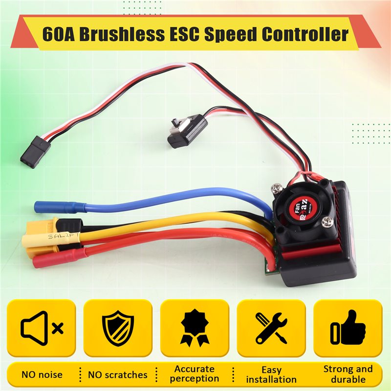 AINY-60A Brushless ESC Speed C - Brushless Motor 3650 review and price