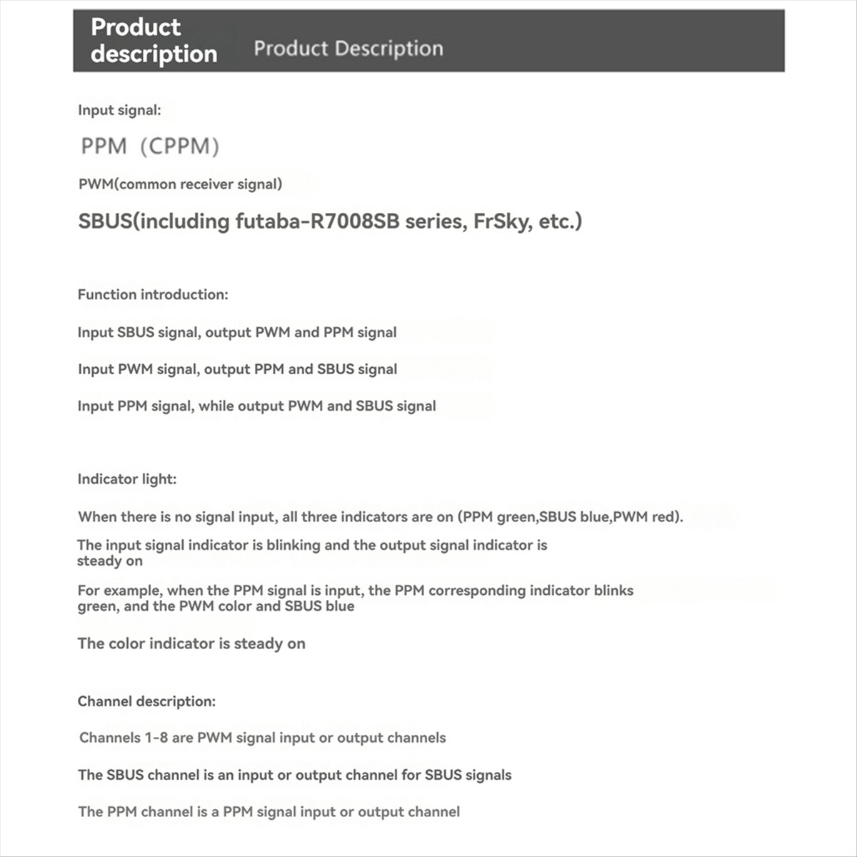 A99X SPP-SBUS 8CH Converter fo - Receiver Sbus 8Ch review and price
