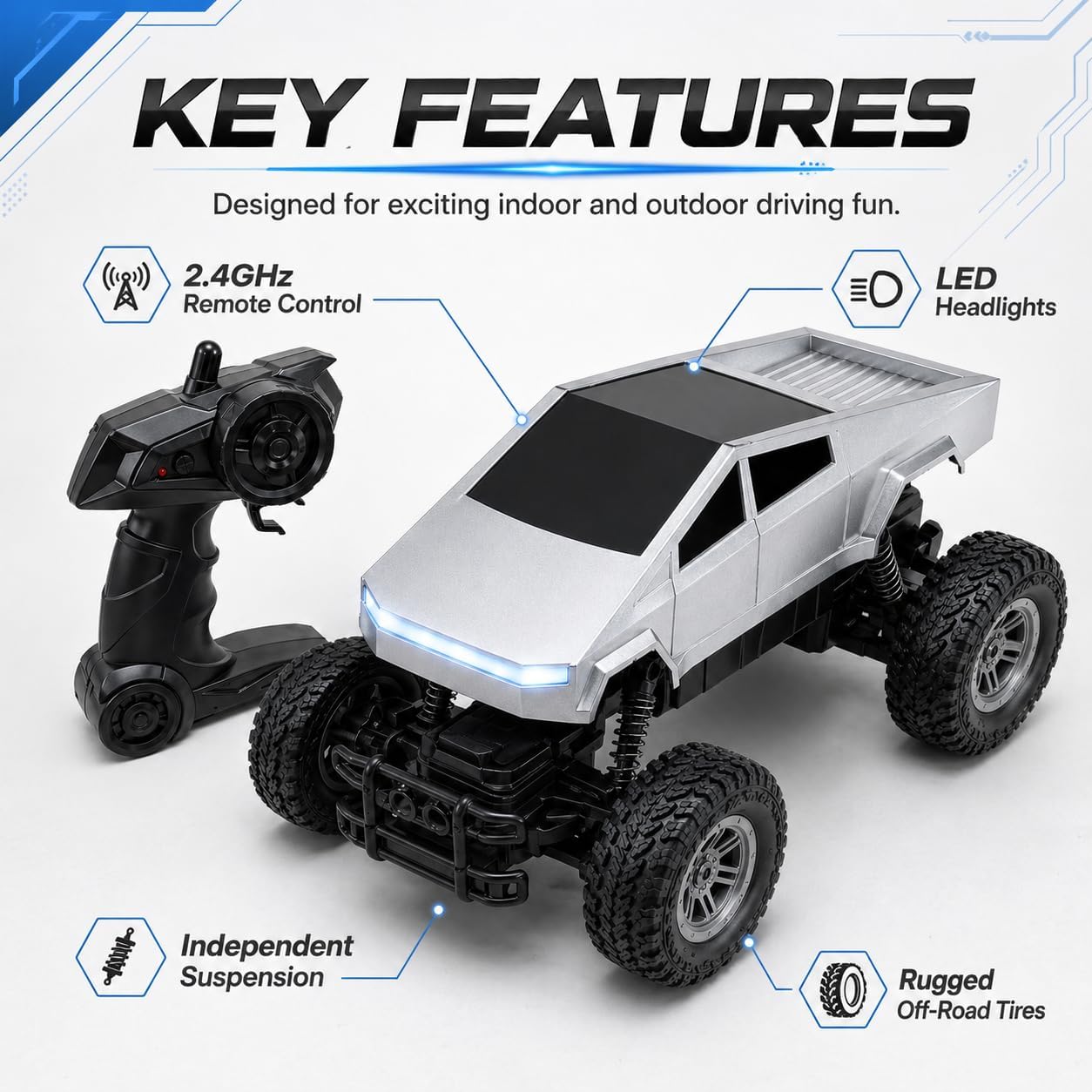 1:18 RC Car Remote Control Tru - Rc Hobby Nook review and price