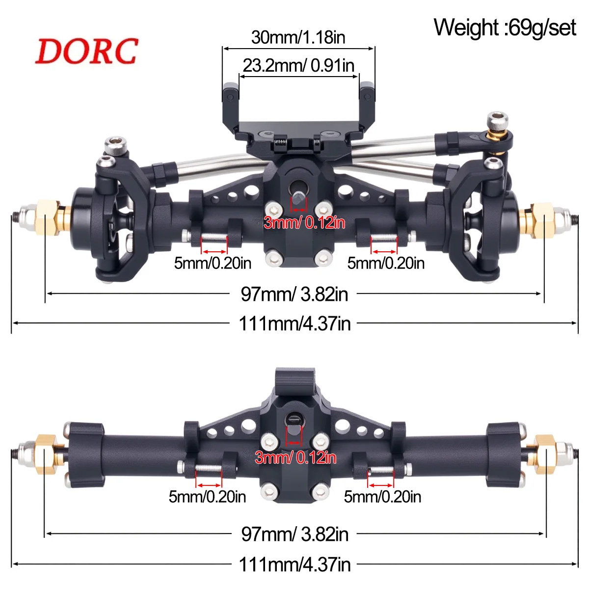 1Set Plastic Axles w/ Servo Mo - Rc Hobby Racing review and price