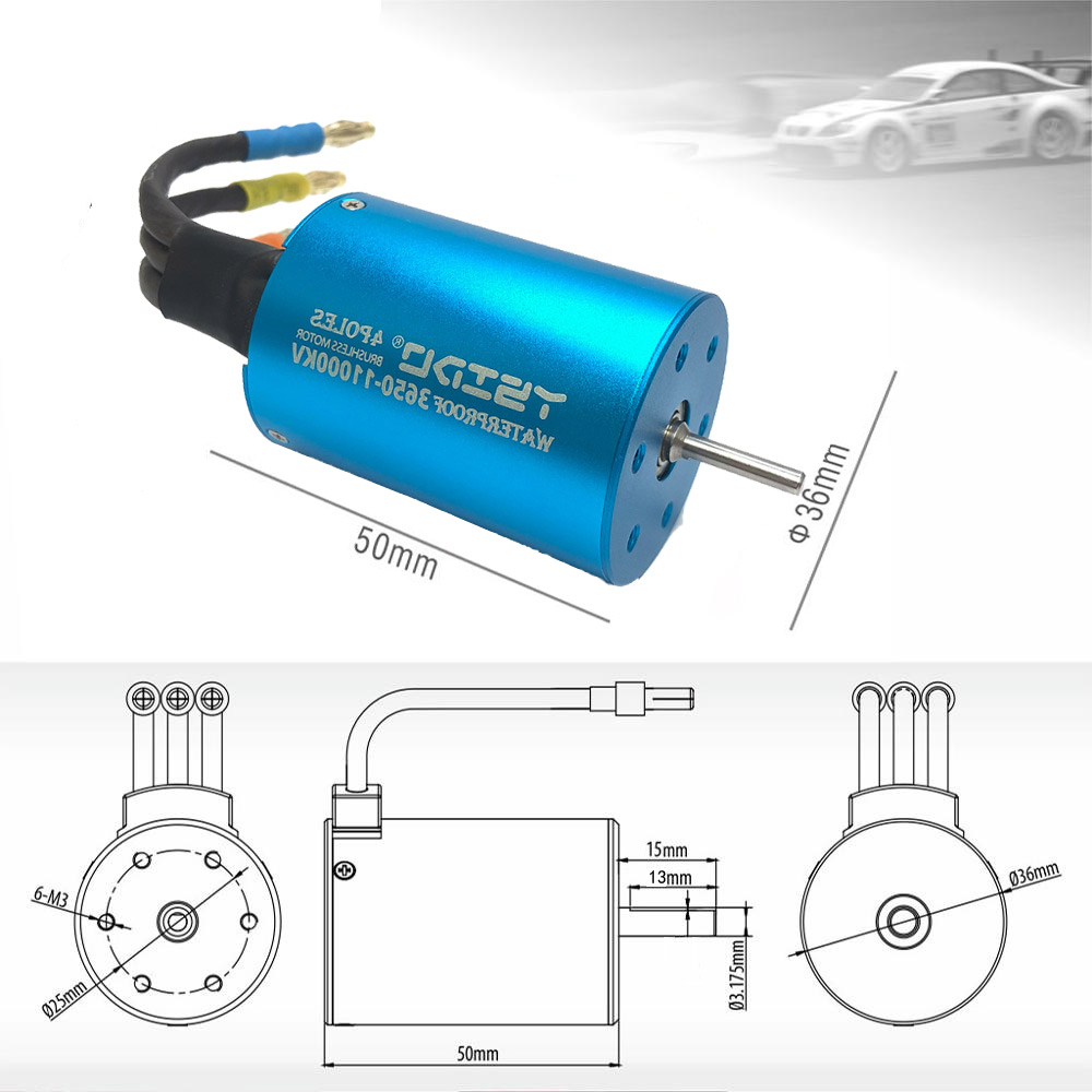 YSIDO 3650 Brushless Motor 60A - Brushless Motor 3650 review and price