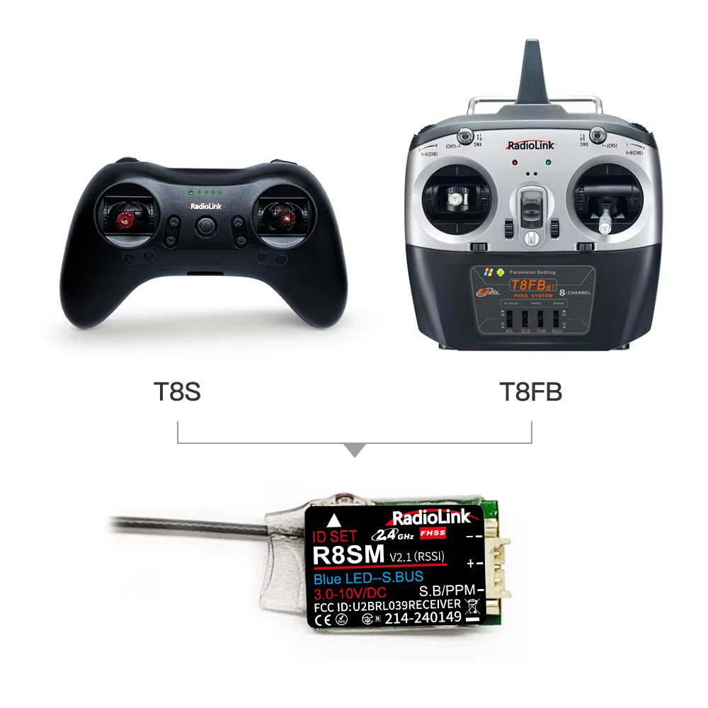 RadioLink R8SM 8CH 2.4GHz Supe - Receiver Sbus 8Ch review and price