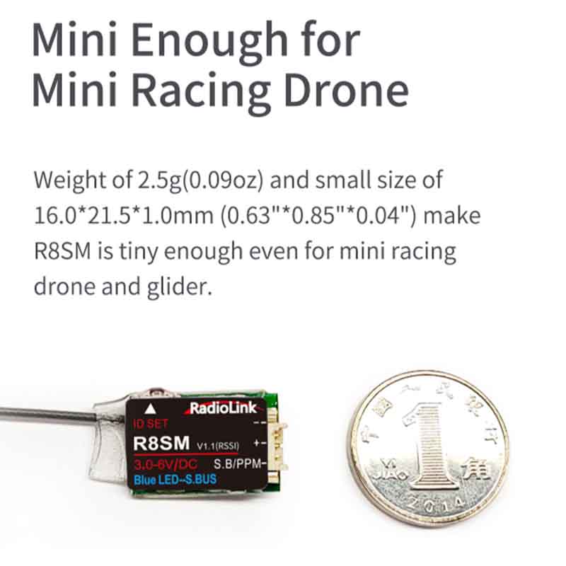 Radiolink R8SM 8CH 2.4G Receiv - Receiver Sbus 8Ch review and price