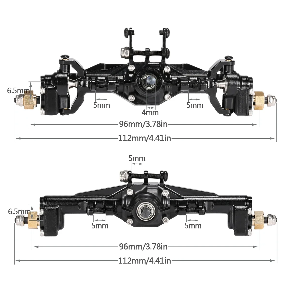 TRX4M Aluminum Front Rear Port - Rc Hobby Racing review and price
