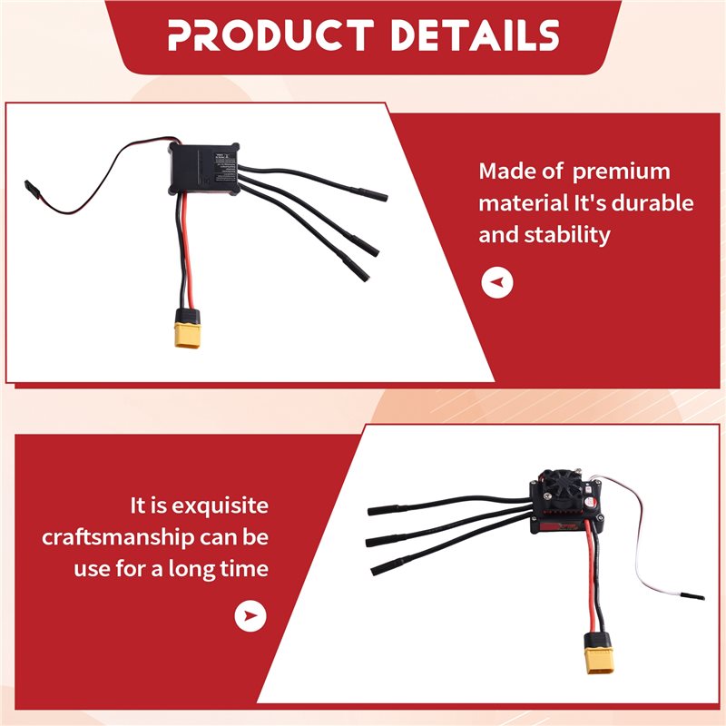 MACH-RC 75A Brushless ESC Elec - Brushless Motor 3650 review and price