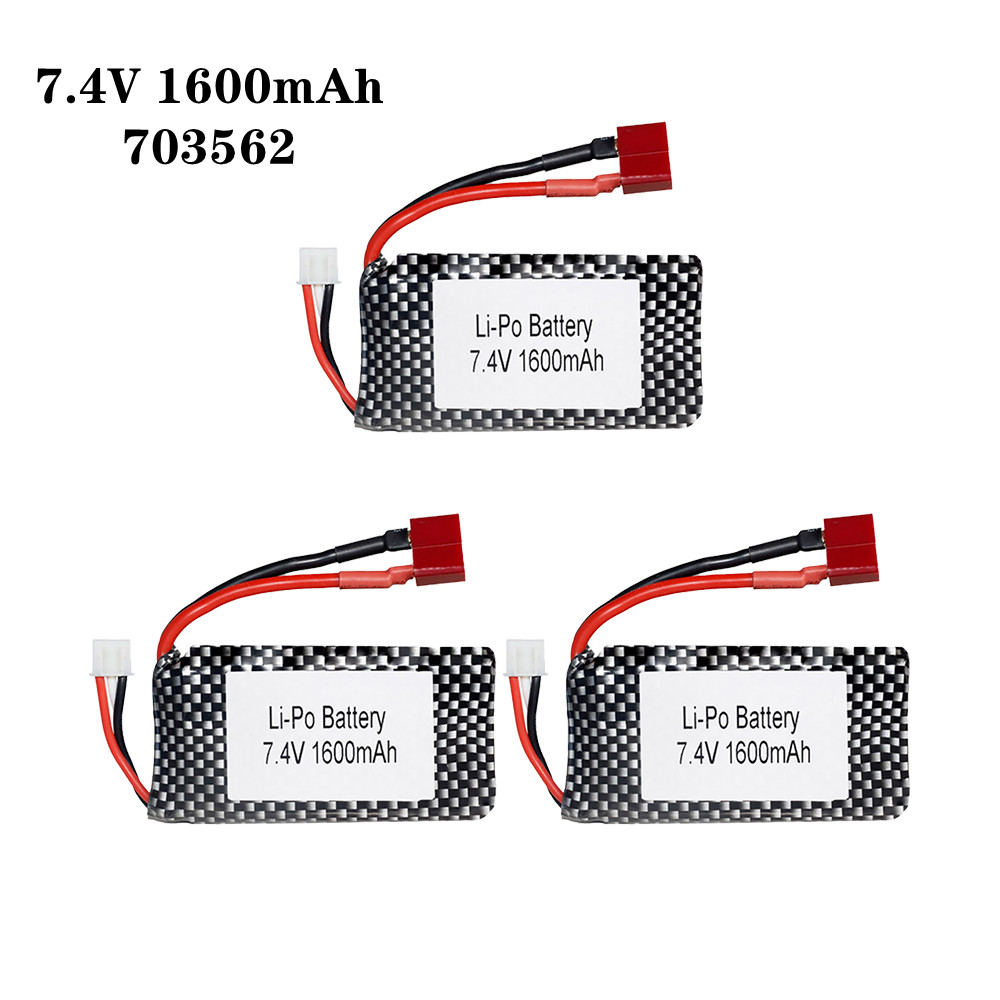 1/2/3pcs/Lot 7.4v 1600mah 7035 - Rc Hobby Parts review and price